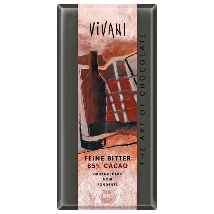 Vivani Bio Feine Bitter Schokolade 85% Cacao 100g